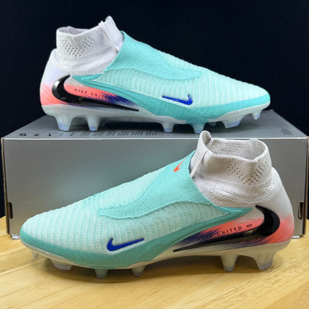 Nike Phantom 6 High Elite FG NU2 Green Frost IB2468-300 Men's Size 8 Cleats